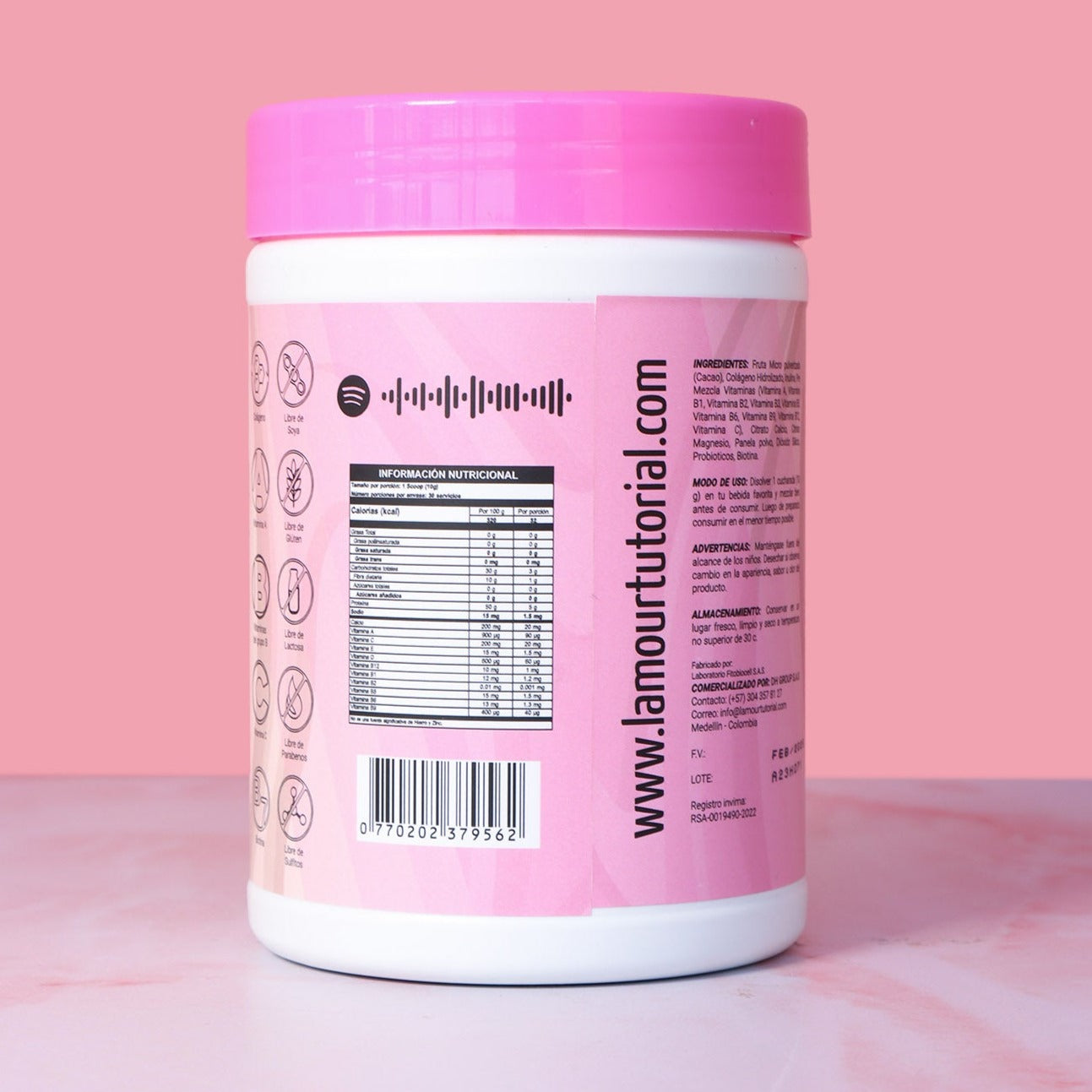 Multivitaminico , Colageno y Biotina Gold L'amour 300 Ml