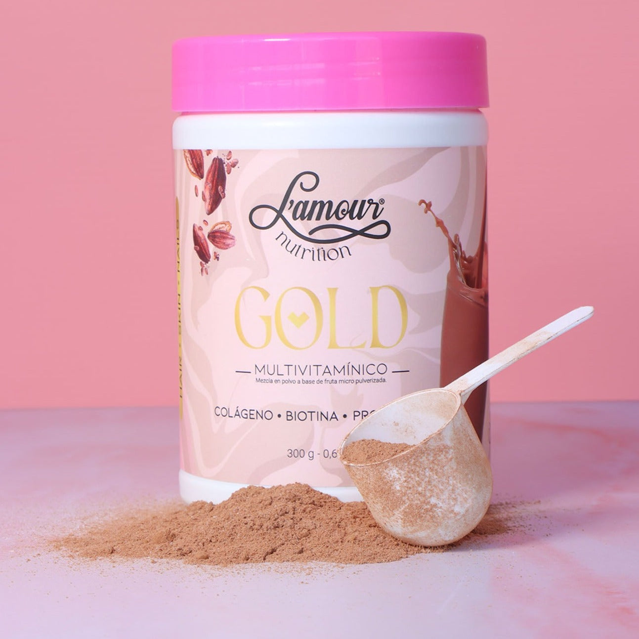 Multivitaminico , Colageno y Biotina Gold L'amour 300 Ml