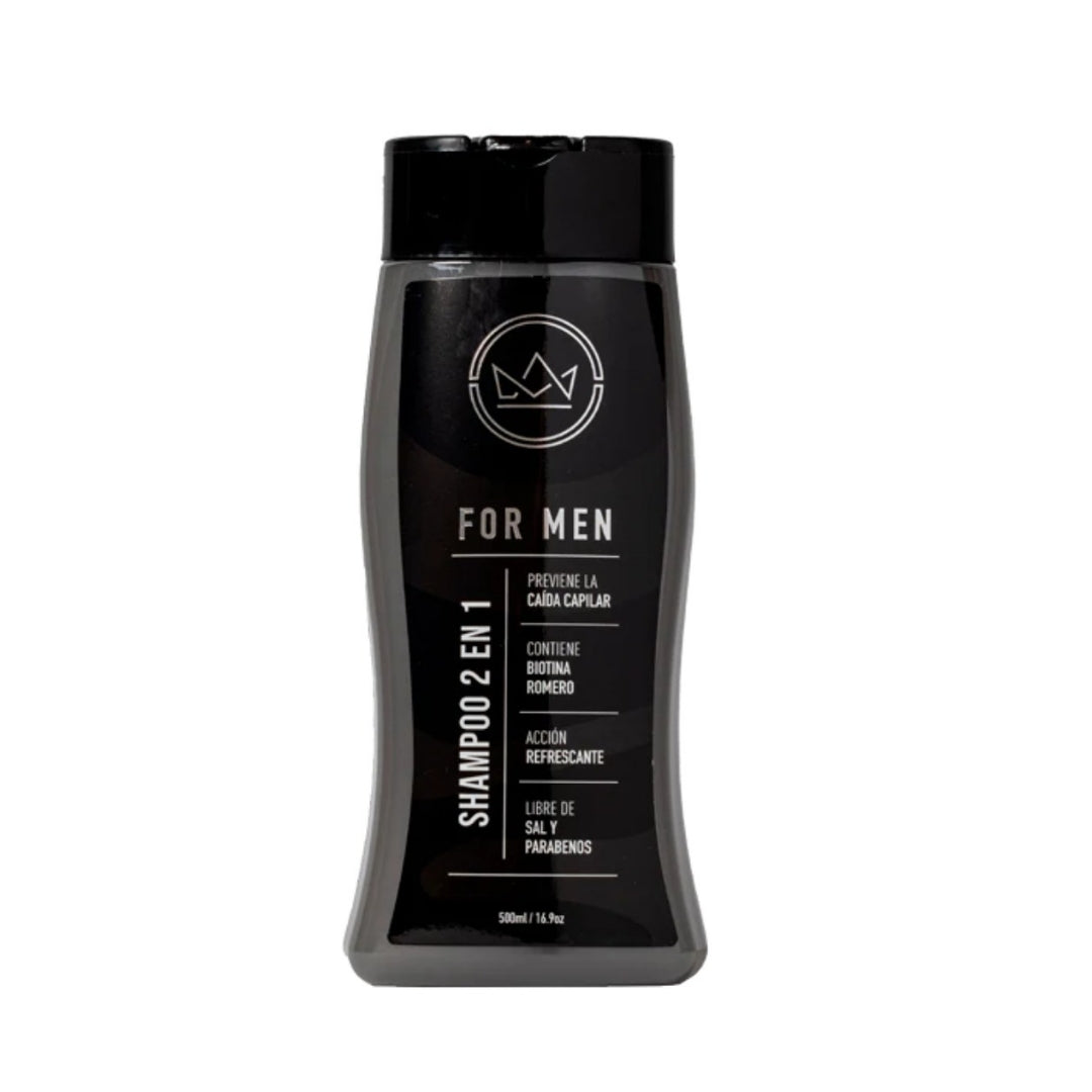Shampoo for men 2 en 1 prevención Caída 500 Ml Mariana Zapata
