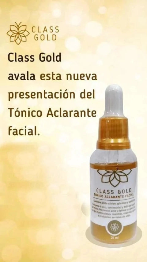 Tonico Aclarante facial Class Gold 25 ml