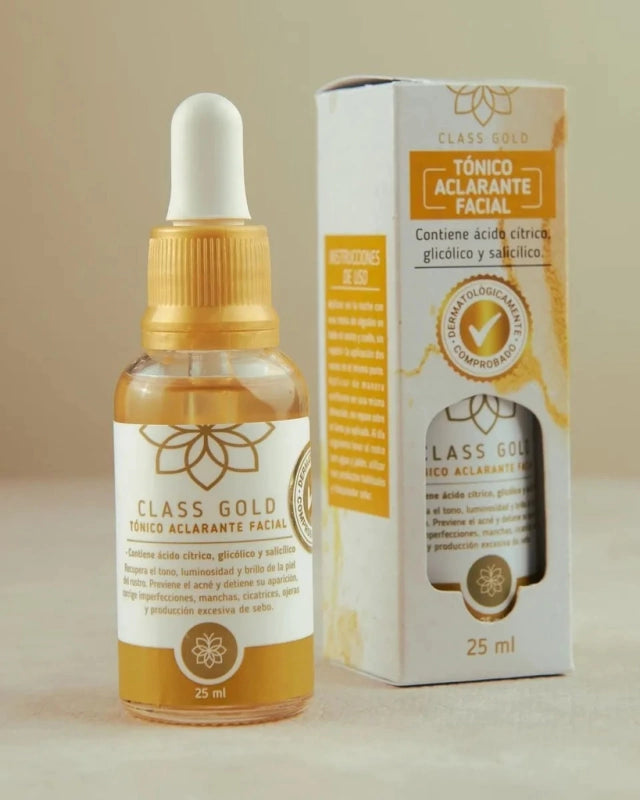 Tonico Aclarante facial Class Gold 25 ml