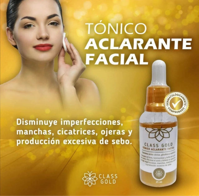 Tonico Aclarante Facial Class Gold 50 ml