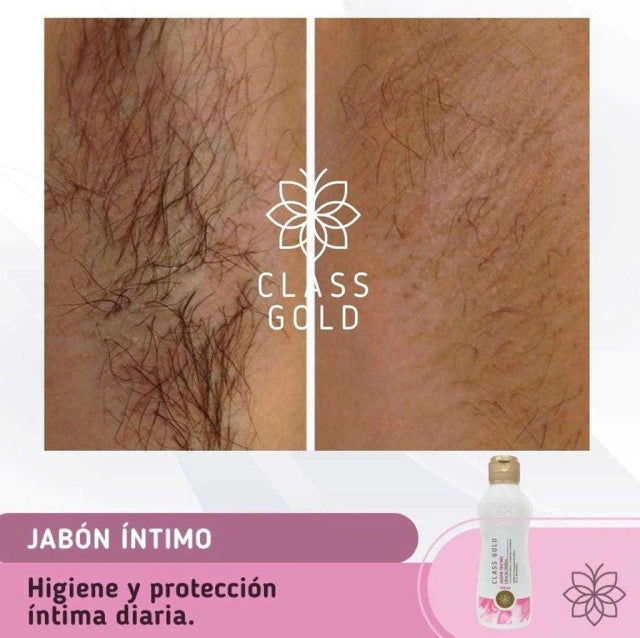 Jabon Intimo Inhibidor de Vellos Class Gold 120 ml