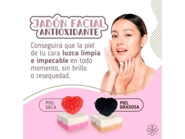 Jabon Facial Antioxidante piel mixta a seca Class Gold 32 grs
