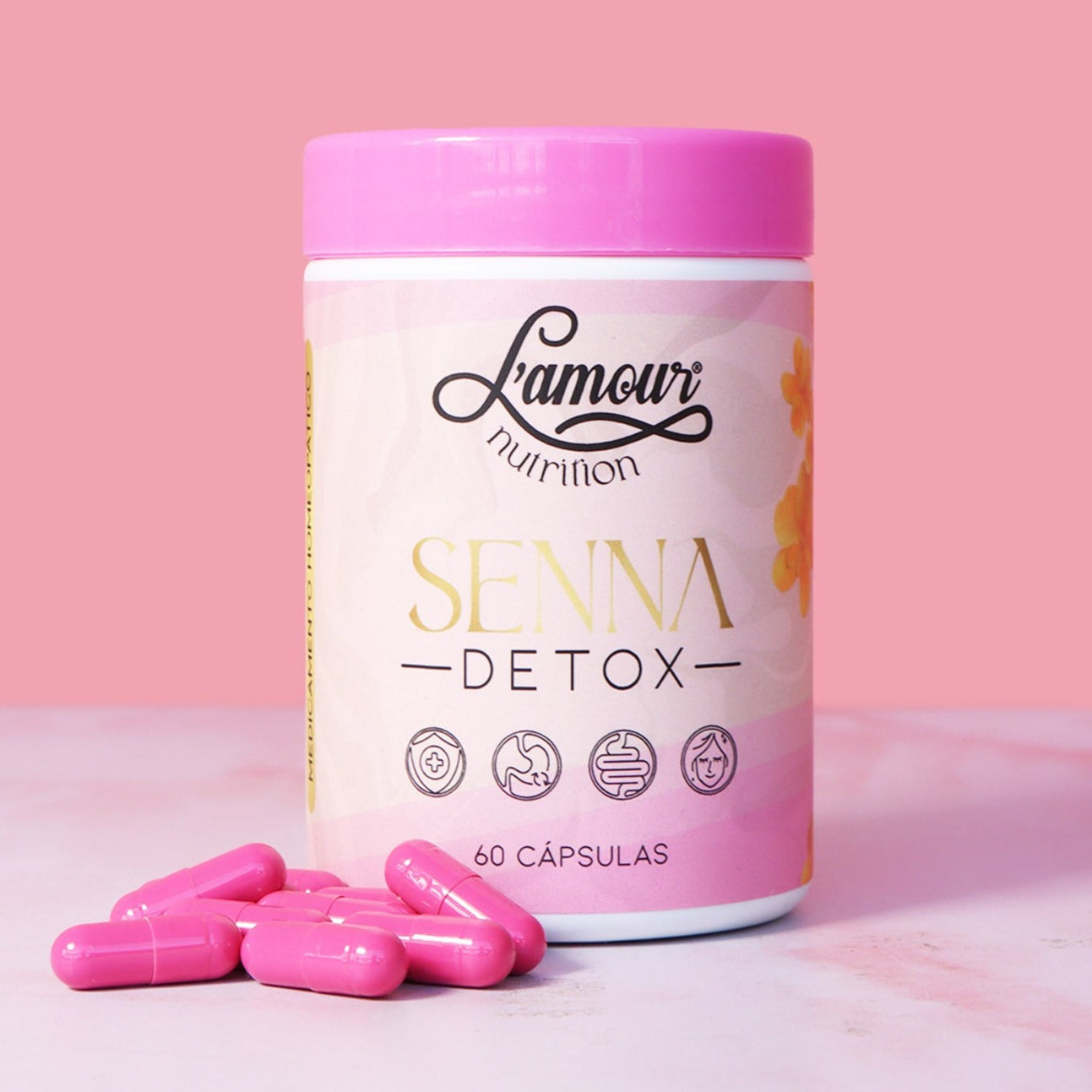 Senna Detox L'amour 60 Cápsulas