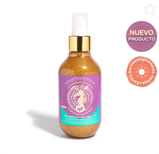 Bronceador de Chocolate y Miel  D'luchi 200 Ml