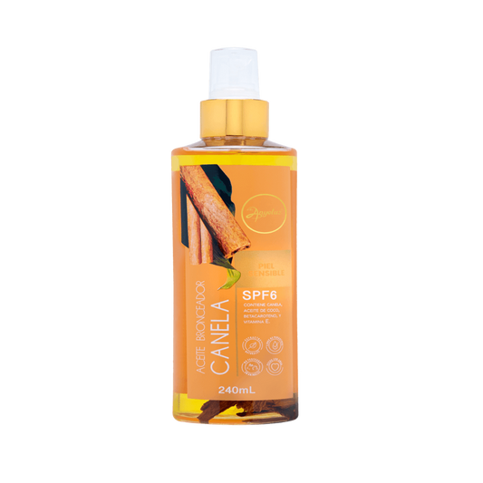 Aceite Bronceador de Canela FPS 6 Anyeluz 240 ml