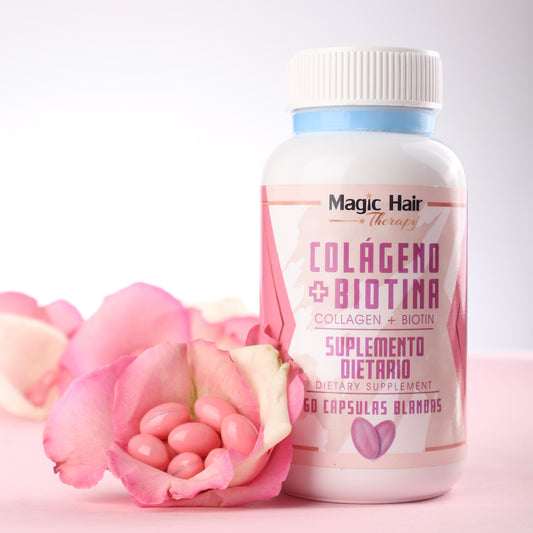 Cápsulas de colágeno y biotina Magic Hair 60 unidades