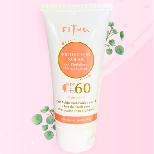 Protector Solar Spf 60 con color Fitme 60 gr