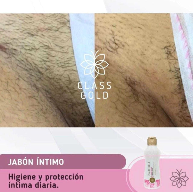 Jabon Intimo Inhibidor de Vellos Class Gold 120 ml