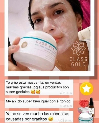 Mascarilla Facial Soft Face Class Gold 120 ml